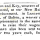 1839 newspaper clipping from the Manchester Observer.